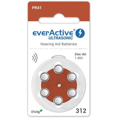  Baterija everActive 312-6BL, za slušni aparat ultrasonic