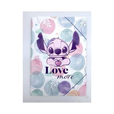Fascikl A3 s gumicom Stitch Pastel Disney Fashion 76535PTR