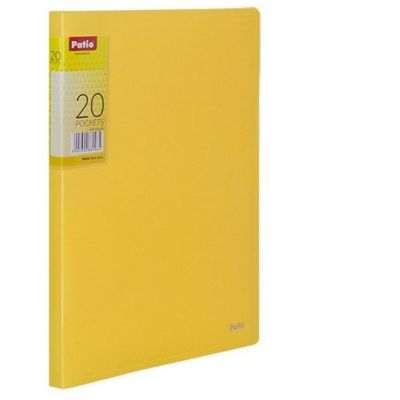 Uložna mapa PVC A4 20 UL. PAT 1132/N/06 ŽUTA