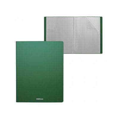 Uložna mapa PVC A4 30 ULOŽAKA MAT ZELENA 59191 ERICH K.
