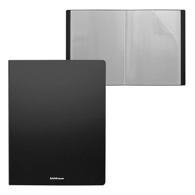 Uložna mapa PVC A4 10 ULOŽAKA MAT CRNA 59176 ERICH K.