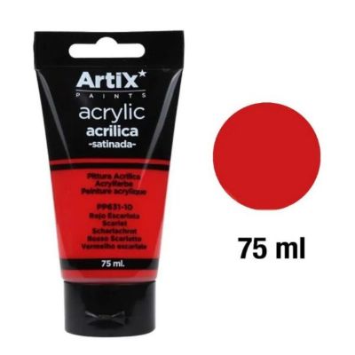 Akrilna boja 75ML. Tamno crvena scarlet MP PP631-10