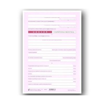 Ugovor o kupoprodaji nekretnina