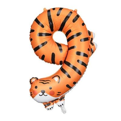 Balon folijski broj 9 - Tigar 64x87 cm (FB163-9)