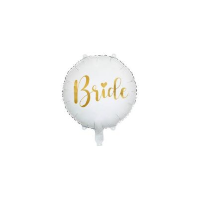 Balon folijski bijeli 45 cm - Bride (FB138 Bride)