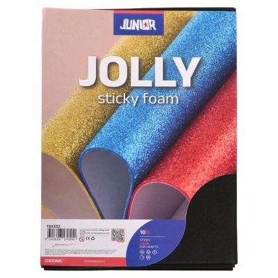 Papir pjenasti A4 10/1 samoljepljivi crni – 2 mm