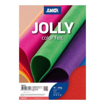 Filc A4 crveni 10/1, 1.3 mm, 180g/m²