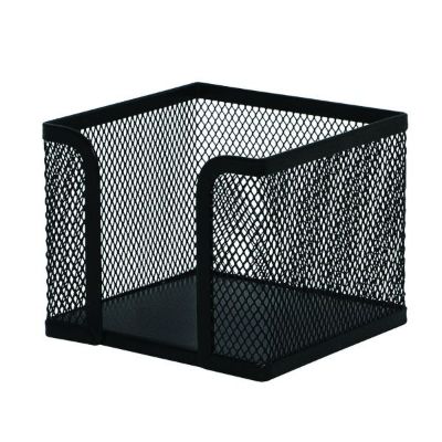 Kocka blok sa žicom za papir 95 x 95 x 80 mm – crna (KF00878)