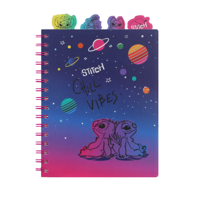 Bilježnica A5 sa spiralom Disney Stitch 100 listova 91736PTR