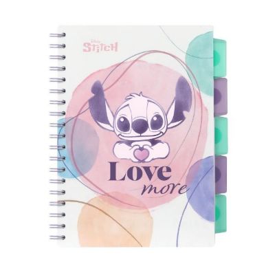 Bilježnica B5 sa spiralom Disney Stitch Pastel 100 listova 74975PTR