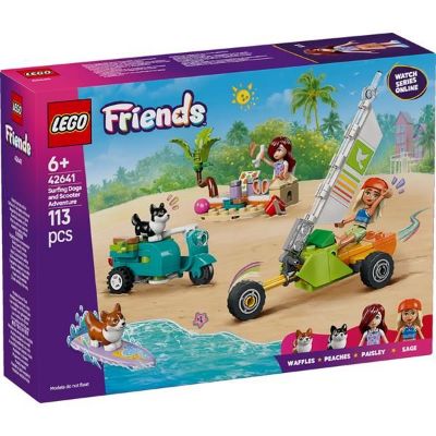 LEGO FRIENDS 42641 PUSTOLOVINA NA SKUTERU SA PSIMA SURFERIMA