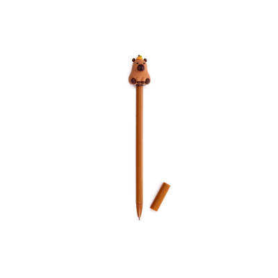 PUCKATOR KEMIJSKA OLOVKA PIŠI-BRIŠI S UKRASOM CAPYBARA SORT PEN284