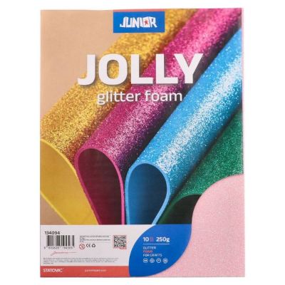 PAPIR PJENASTI GLITER A4 PASTEL ROZI 10/1 JOLLY 134094