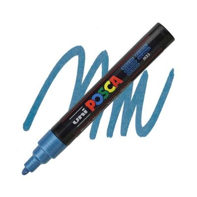FLOMASTER UNI PC-5M POSCA METALLIC PLAVI