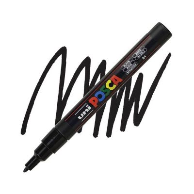 FLOMASTER UNI PC-3M POSCA CRNI