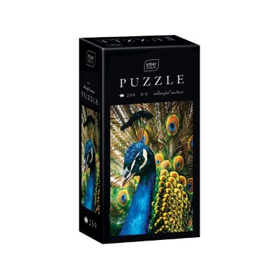 PUZZLE 250 KOM COLORFUL NATURE 1 PEACOCK INTERDUK