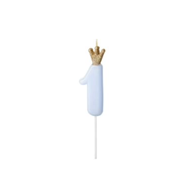 SVJEĆICA SVJETLO PLAVA BR. 1. 9,5CM SCU6-1-001J