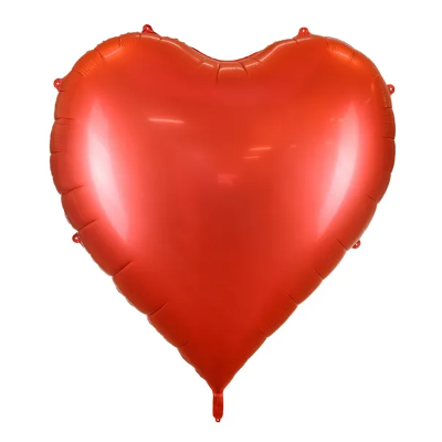 BALON FOLIJSKI CRVENO SRCE XXL 136X129CM FB260