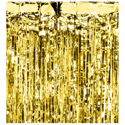 ZAVJESA DEKORATIVNA ZA ZABAVU ZLATNA 100X200CM CRT4M-019