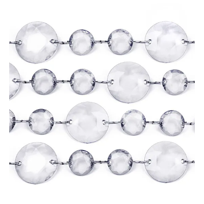 GIRLANDA KRISTALNA BEZBOJNA 1M CC02