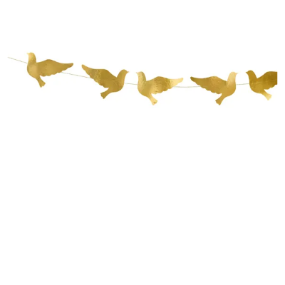 GIRLANDA ZLATNE GOLUBICE 112CM GL13-019M
