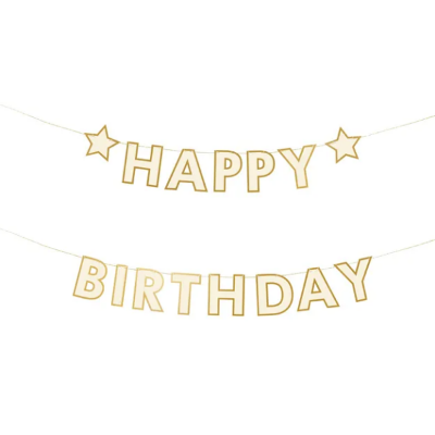 BANNER HAPPY BIRTHDAY MIX 220X14,5CM GRL117