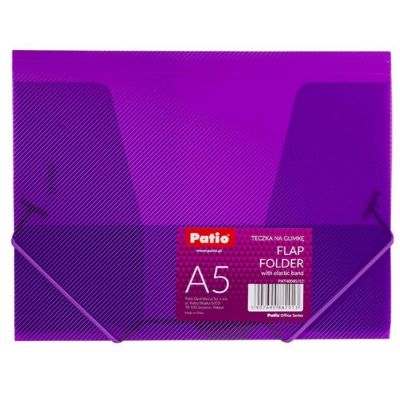 FASCIKL A5 PVC S GUMICOM PAT4004S/N/12 VIOLET