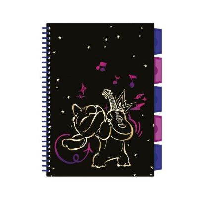 KOLEGIJ BLOK B5 100L. STITCH GOLD DISNEY 96380PTR