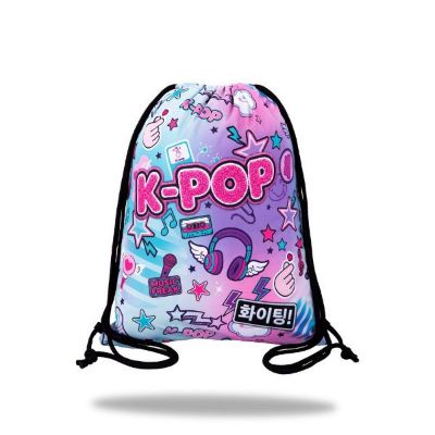 VREĆICA ZA PAPUČE K-POP- VERT-RAINBOW F070037