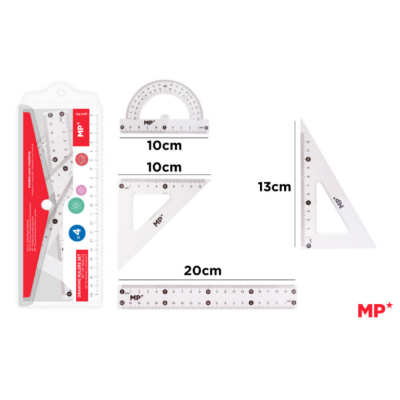 GEOMETRIJSKI SET U ETUIJU 20 CM MP PA147P