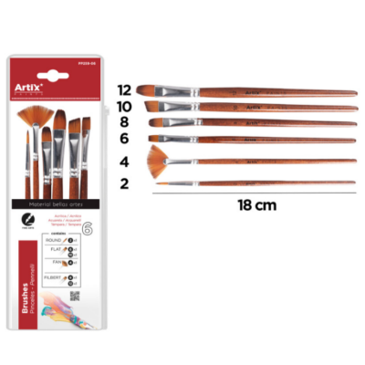 KISTOVI U SETU 6/1 SINTETIČKI PP258-06 MP